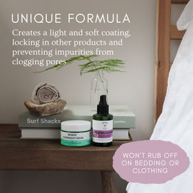 Doppeltree Renew jar on nightstand showing easy integration into bedtime routine