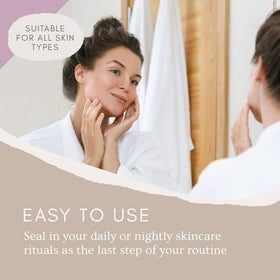 Doppeltree Renew next to a 4 fl oz measure to show true size and value