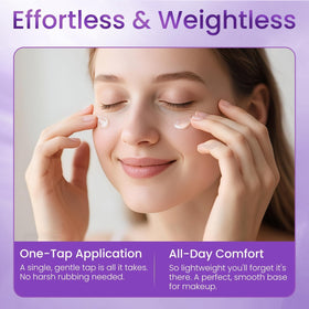 Doracome before and after comparison showing firmer under-eye