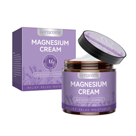 Doracome front packaging showing brand and calming magnesium cream benefits