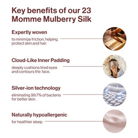 Dore & Rose label and Oeko-Tex tag showing certified gentle-for-skin benefit