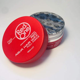 Dorzu Red One fingers applying wax demonstrating quick styling control and precision