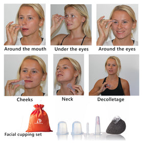 DoSensePro small cup used around eye area reducing puffiness with gentle suction