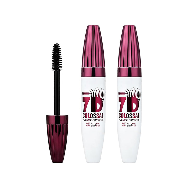 Dosoecse mascara front packaging showing two tubes and branding for value