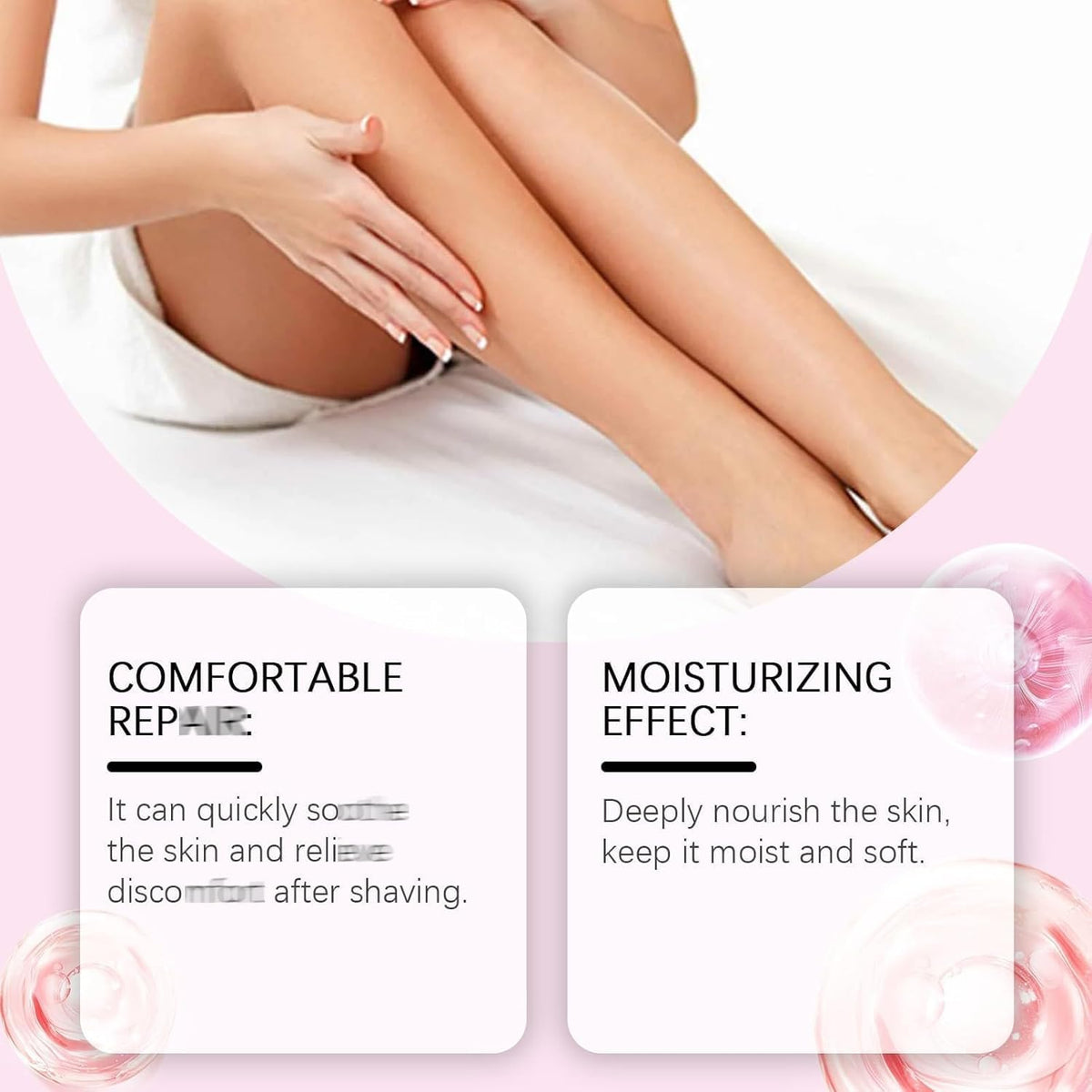 Dosoecse bottle beside razor showing compact size for convenient grooming