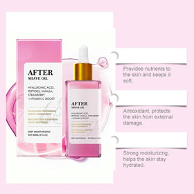 Dosoecse oil drop texture close-up illustrating fast absorption and hydration