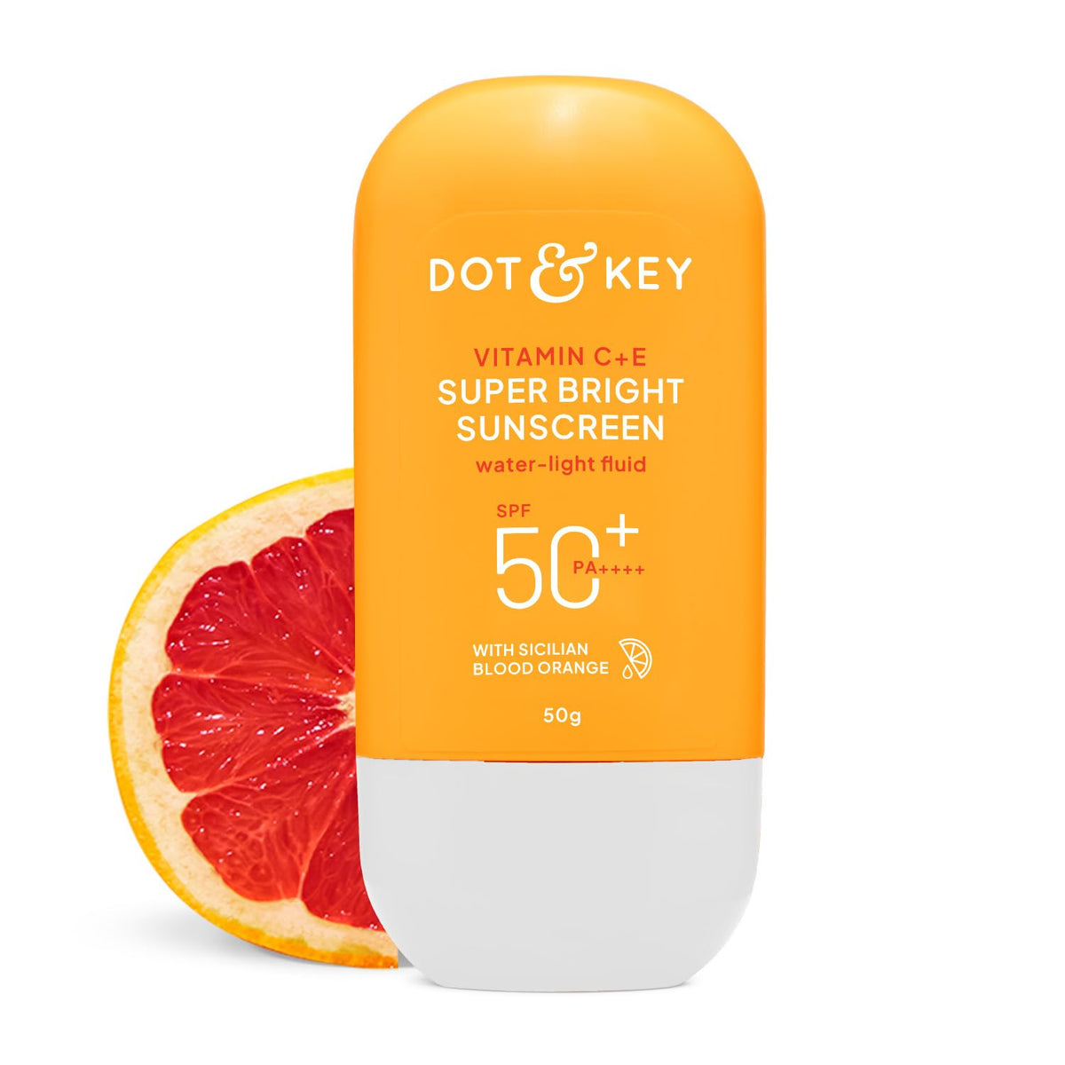 dot & key front packaging showing tube and SPF info for easy identification