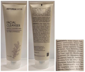 doTERRA facial cleanser with Melaleuca and Peppermint oils evoking fresh aroma benefit
