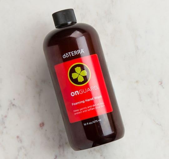 doTERRA On Guard foamy texture close-up demonstrating gentle, moisturizing lather