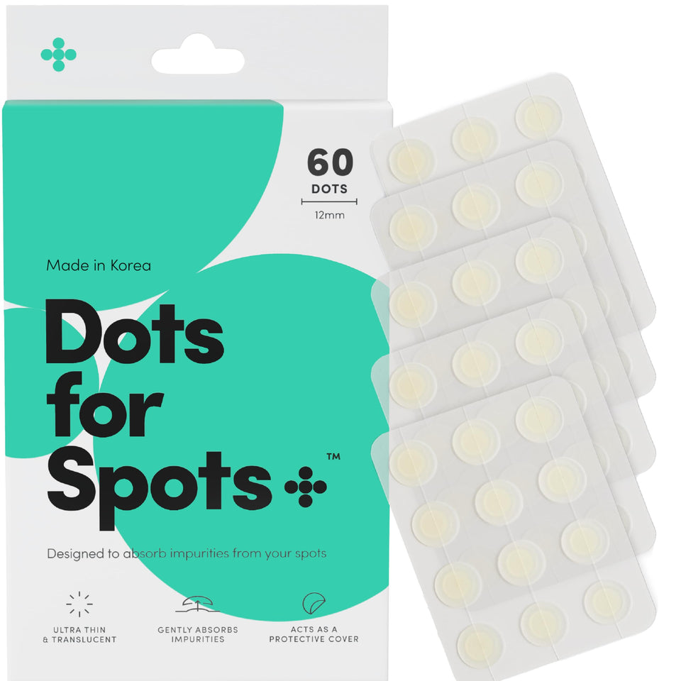 Dots for Spots front packaging showing count and benefits