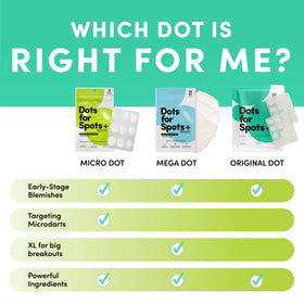 Dots for Spots product on bathroom counter suggesting everyday skincare convenience
