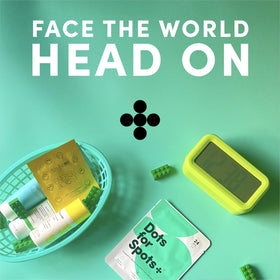 Dots for Spots used during morning skincare routine providing discreet coverage