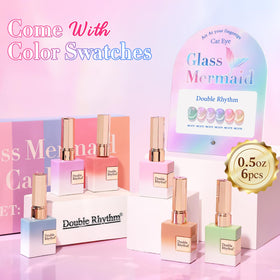 Double Rhythm bottle close-up label revealing polish shade and 15ml size for easy identification