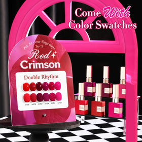 Double Rhythm bottle close-up highlighting label and smooth applicator brush benefit