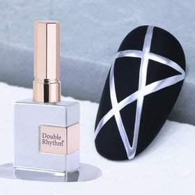 Double Rhythm bottle front showing metallic bronze color and 15 ml volume benefit