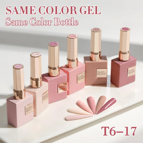 Double Rhythm bottles lined up to show consistent same-color supply