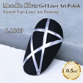 Double Rhythm bronze swatches on nail tips showing reflective chrome payoff