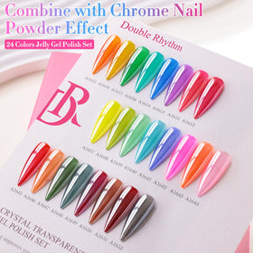 Double Rhythm brush close-up showing smooth gel texture and easy application control