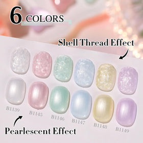 Double Rhythm six bottles flatlay showing coordinated pastel palette for mixing
