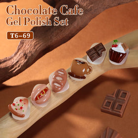 Double Rhythm color swatch strip displaying burgundy cherry brown coffee shades clarity