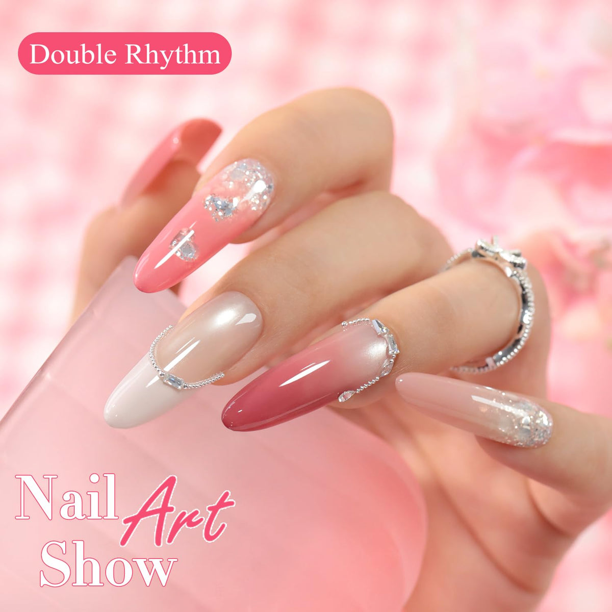 Double Rhythm cuticle pusher and tools illustrating neat prep for longer-lasting manicures