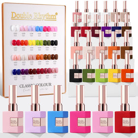 Double Rhythm front packaging showing red pink collection and full kit benefits