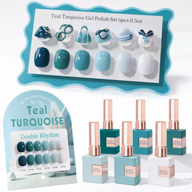 Double Rhythm front packaging showing six bottles and color range for easy selection
