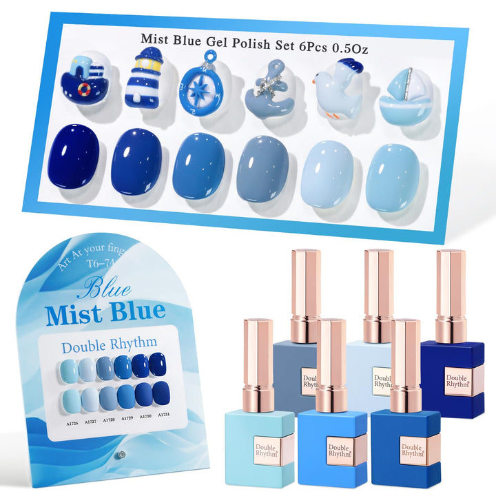 Double Rhythm front packaging showing six 15ml bottles and benefits