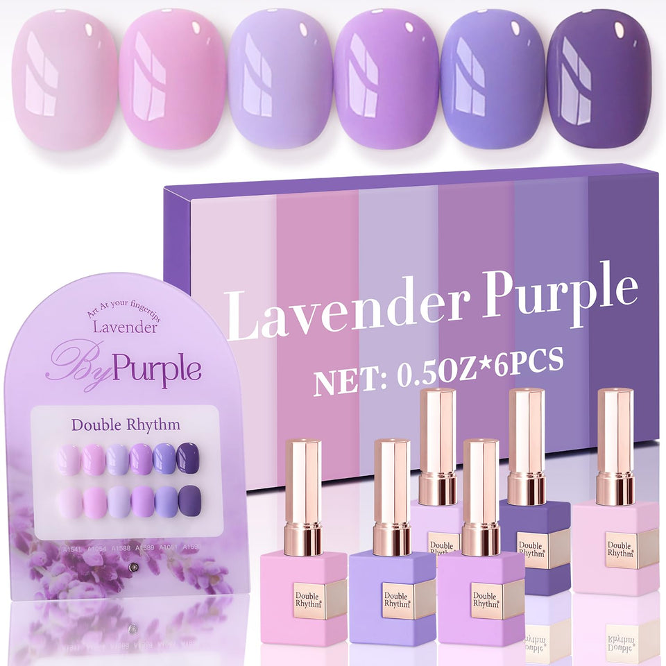 Double Rhythm front packaging showing six 15ml bottles and product benefits