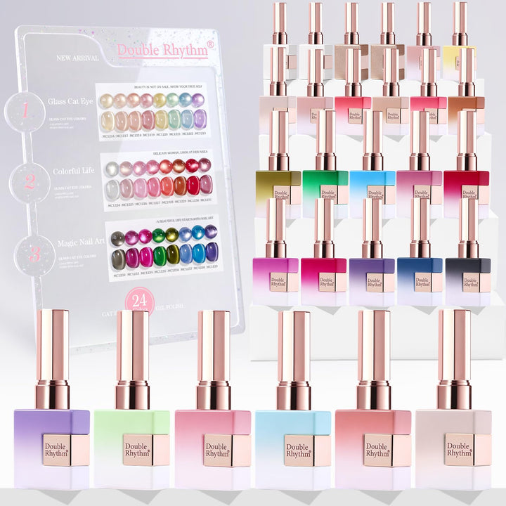 Double Rhythm front packaging showing full 28-piece kit and contents benefit quick overview