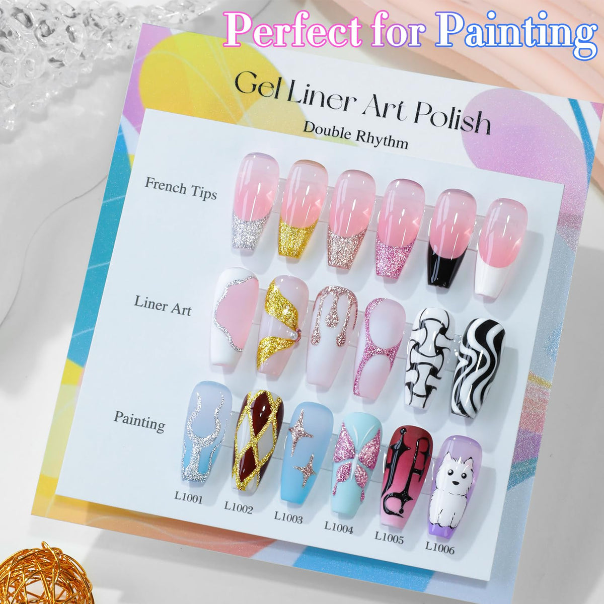 Double Rhythm glitter polish reflecting light to create eye-catching sparkle on nails