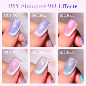 Double Rhythm magnetic tool detail used to create cat eye stripe for professional reflective effects