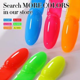 Double Rhythm nail art combo with layered colors showing versatility