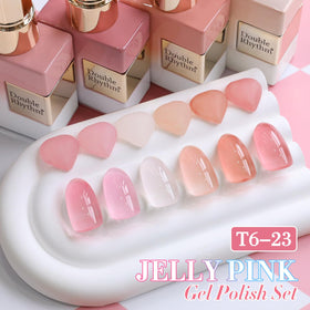 Double Rhythm ombré nail art made with the polish showing gradient effect benefit