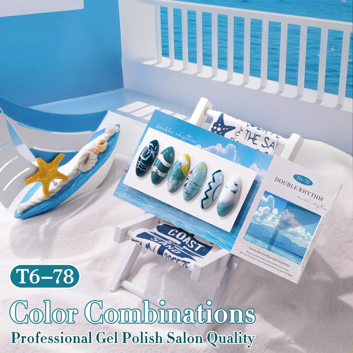 Double Rhythm opened packaging flatlay showing included bottles and user-ready benefit