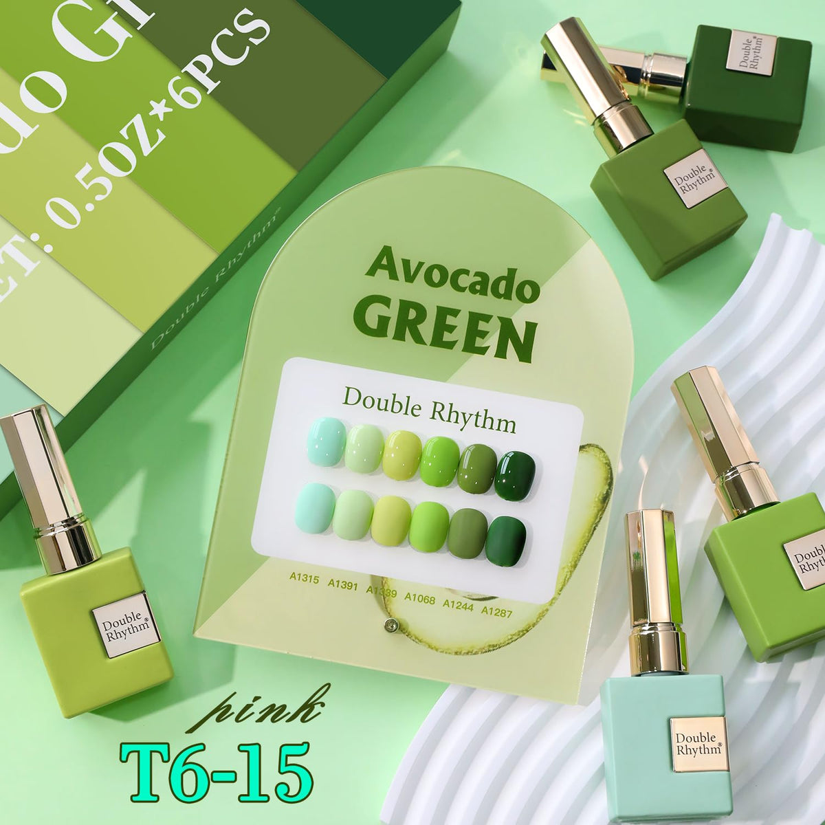 Double Rhythm 15ml size comparison showing compact bottles convenient for storage
