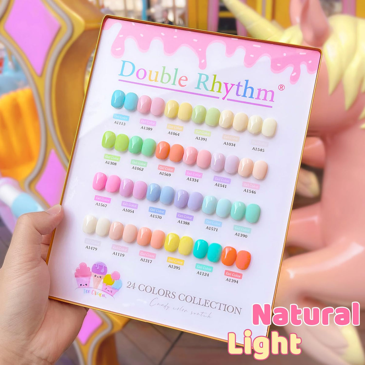 Double Rhythm single bottle close-up highlighting smooth brush and pigmentation