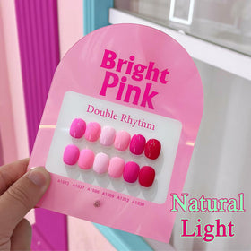 Double Rhythm swatch palette displaying neon pink‑purple opacity benefits