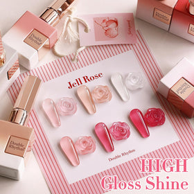 Double Rhythm shade swatches on fan illustrating color payoff and choice benefit