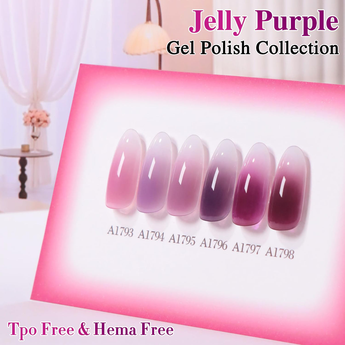 Double Rhythm texture and shimmer macro revealing glossy finish for eye-catching nails