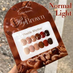 Double Rhythm brush stroke texture demonstrating smooth, high-pigment gel application