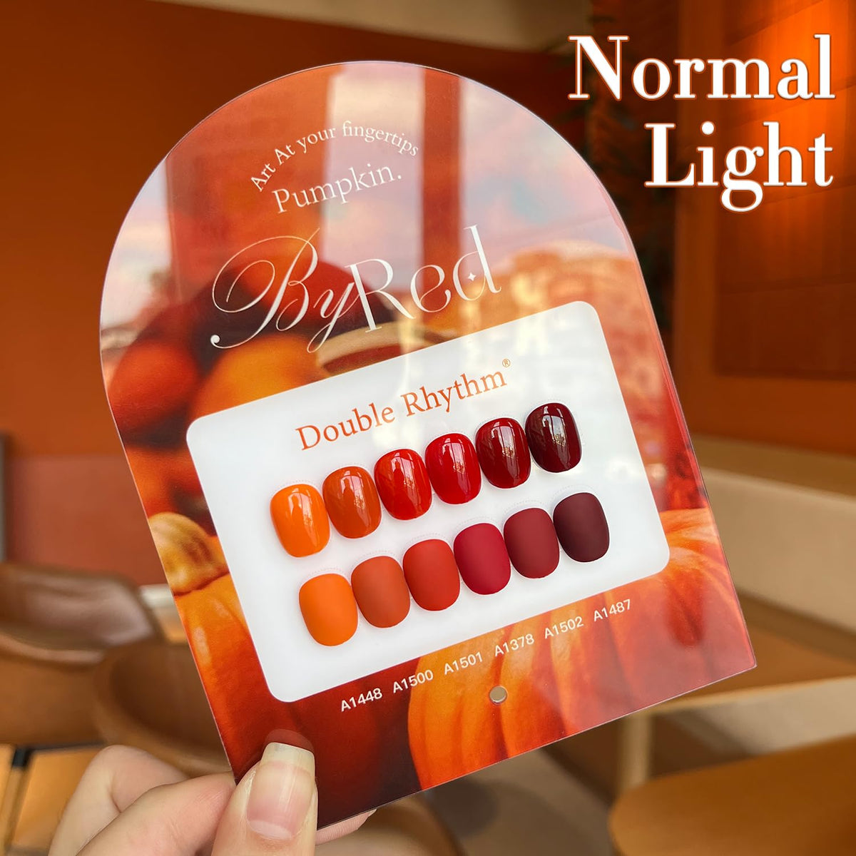Double Rhythm brush stroke texture displaying smooth application and full coverage
