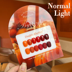 Double Rhythm brush stroke texture displaying smooth application and full coverage