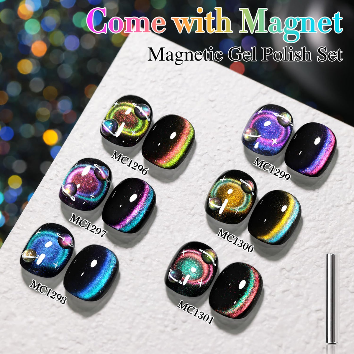 Double Rhythm glossy topcoat finish highlighting long-lasting reflective shine
