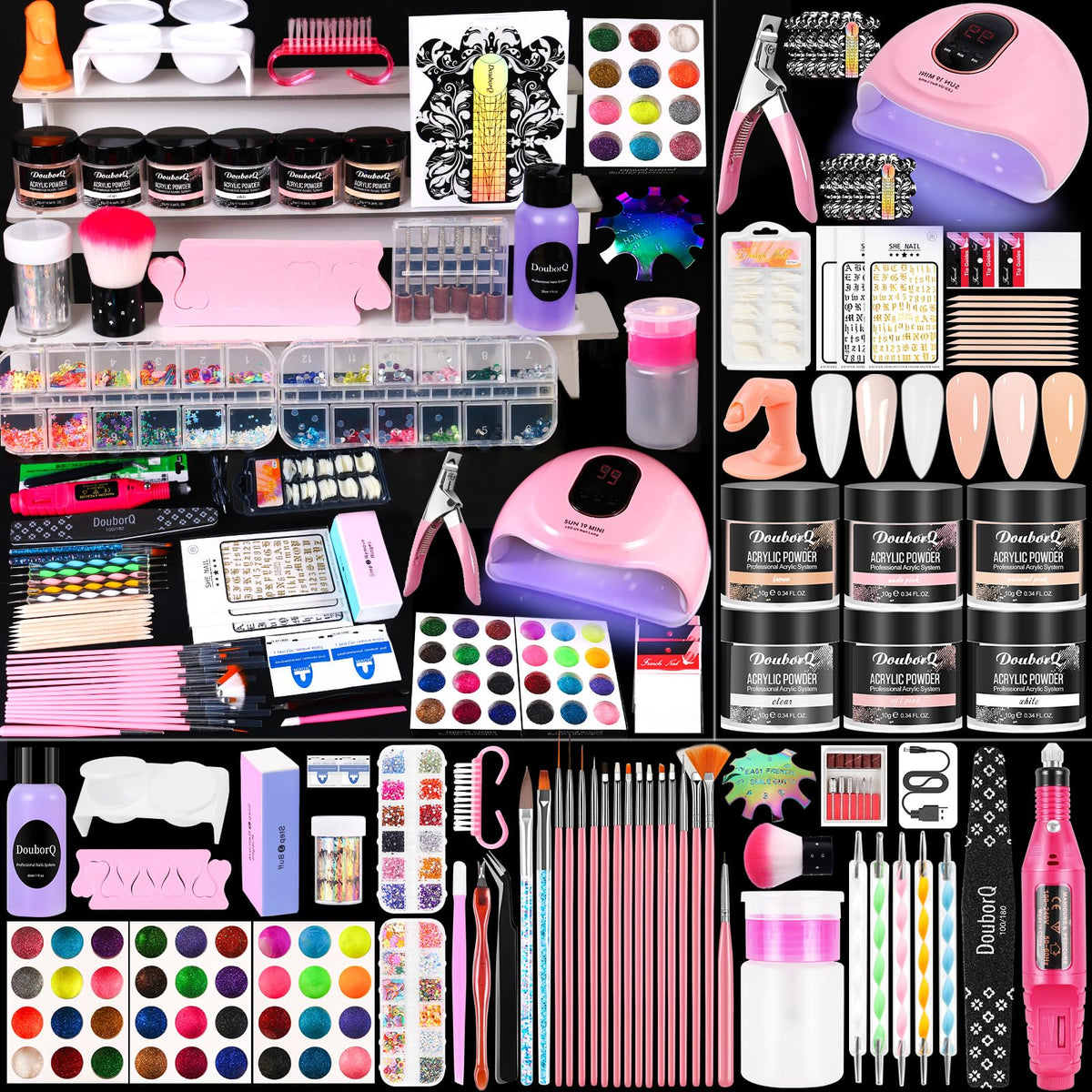 DouborQ front packaging showing complete kit contents and clear organization
