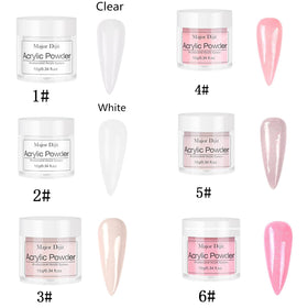 DouborQ liquid monomer bottle close-up showing clear formula benefit