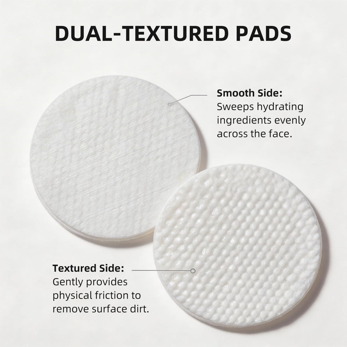 DOUCEWAND pad applying to elbow to smooth rough skin areas