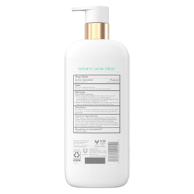 Dove clear gel texture closeup highlighting salicylic acid clarity and gentle foam