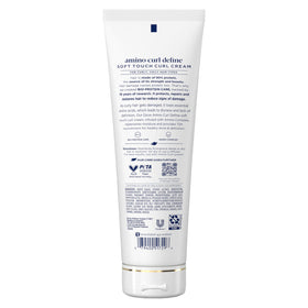 Dove Amino Curl cream open texture close-up illustrating smooth consistency