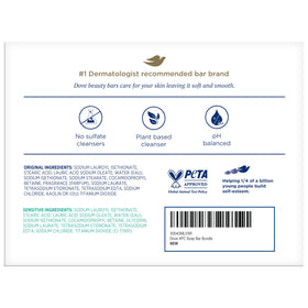 Dove bars resting on draining dish to show long-lasting storage benefit